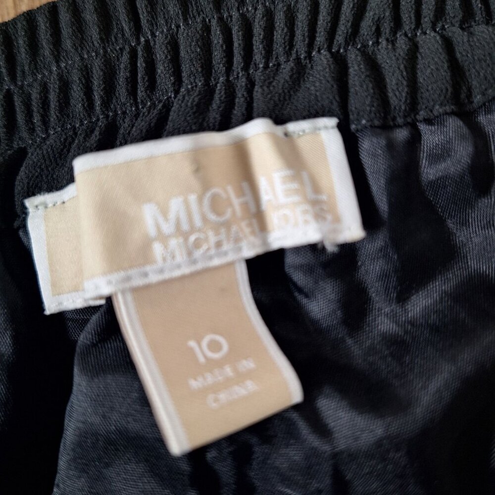 💙 Michael Kors Sequined Pull On Joggers Size 10 Preppy Cute Outfit Comfy - Picture 4 of 8